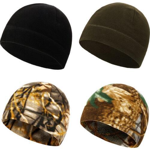 Winter Warm Velvet Unisex Fleece Hat Thick Hooded Cap Windproof Cycling Sports Running Mountaineering Cap