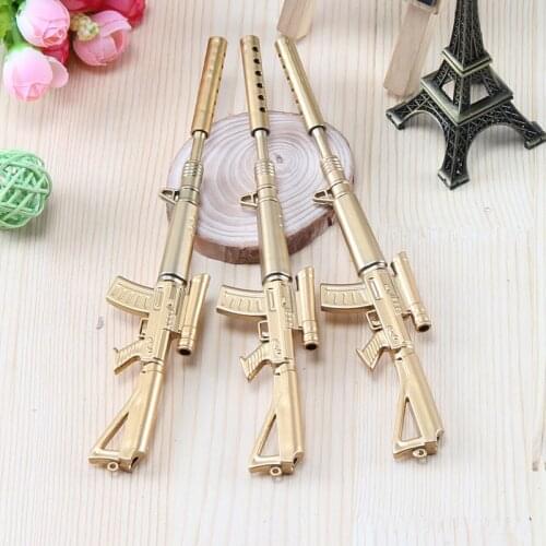 1 pcs/lot Creative Crossfire Gun Gel Pen Plastic Boeing Rifle Neutral Pen Weapon Pen for Boys School Supply Korean Stationery
