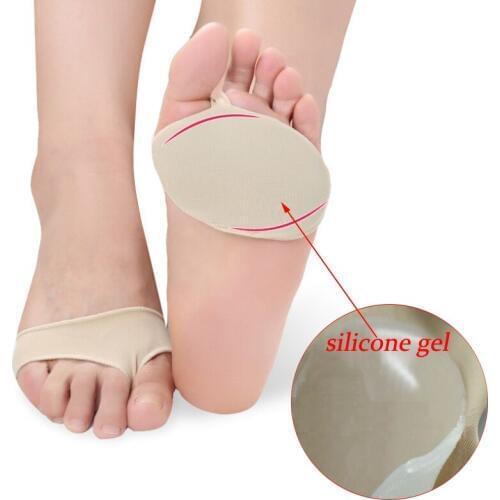 2 pairs=4pcs Women High Heel Forefoot Pad foot pain massage pad absorb shock insole Feet Palm Care Pads Shoe Accessory