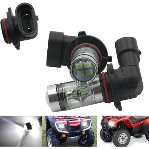 2x 80W Xenon White Led Headlights Bulbs For Honda ATV Foreman 450 TRX450 FE FM Rubicon TRX500 FA FGA FE FM FPA FPE TRX50 ES