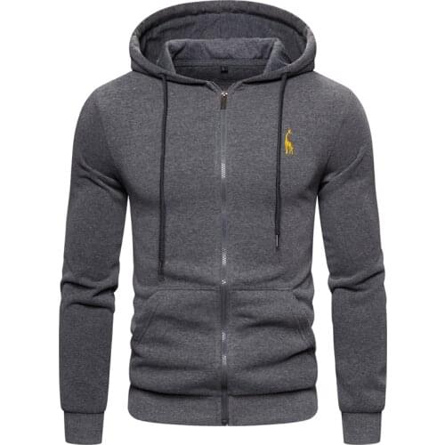 Мужские толстовки на молнии AIOPESON China At AliExpress