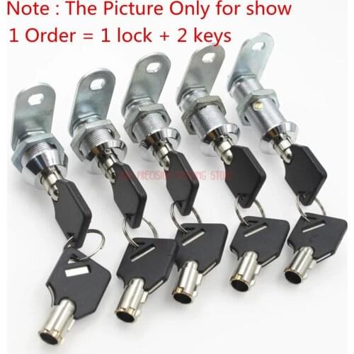 Rarelock MS348 Tubular Key Cam Lock for Tool Box School Case Gym Cabinet Drawer Office Table Train Metro ATM Furniture DIY