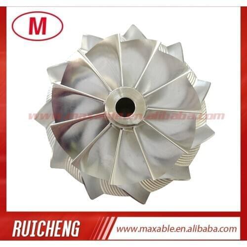 GT15-25 40.58/52.00 mm 11+0 blades high performance turbocharger billet/milling/aluminum 2618 compressor wheel