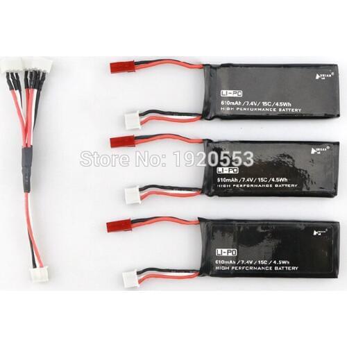 Hubsan H502S 7.4V 610mAh 15C Lipo Battery Spare Parts For X4 H502S H502E RC Quadcopter Drone Accessory