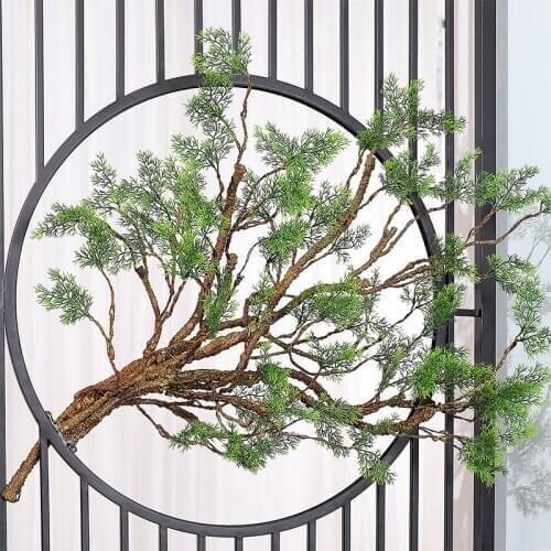100cm Artificial Tree Plants Pine Set Welcome Pot Vase Wall Hanging Grass Vine Fake Flexible Flower Party Home Wedding Decor