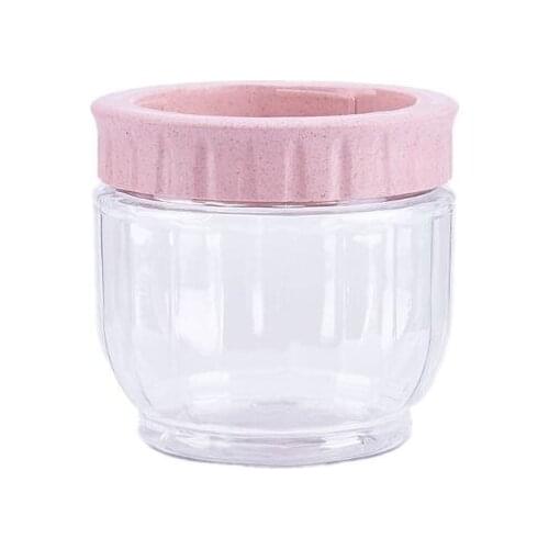 Kitchen Transparent Food Storage Container With Lids Sealing Pot Cereal Grain Bean Rice Sealed Plastic Milk Powder Jar