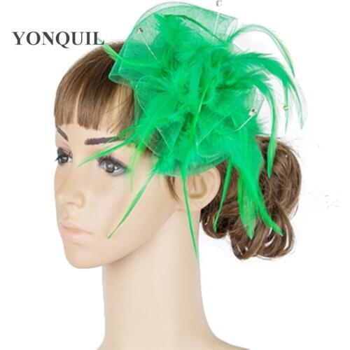 Fashion Multiple Color Crinoline Fascinator Headwear Occasion Headpiece Party Show Hair Accessories Church Hats TMYQ047