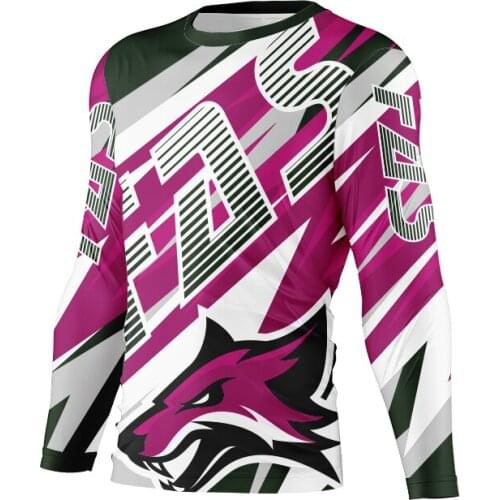 Motorcycle mountain bike team downhill jersey MTB Offroad DH MX bicycle locomotive shirt cross country mountain bike jersey