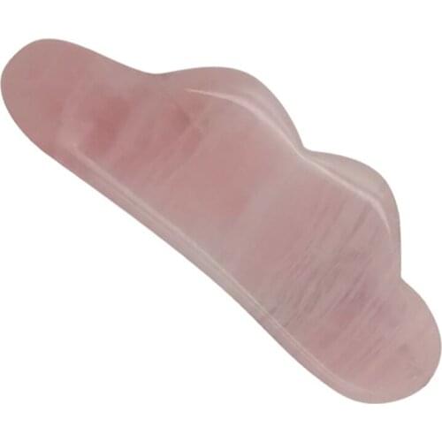 Natural Rose Quartz Jade Gua Sha Board Acupuncture Massage Face Lifting Stone Guasha Scraping Facial Gouache Massage