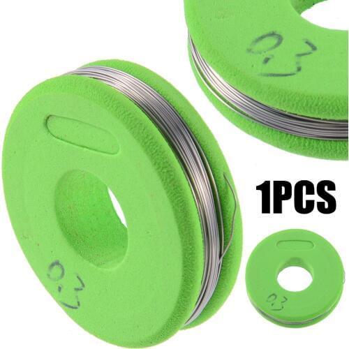 1pcs 10m 0.3mm Resistance Heating Welding Wire Nichrome Wire DIY Alloy Ni80Cr20 Wire for Hot Wire Foam Cutter