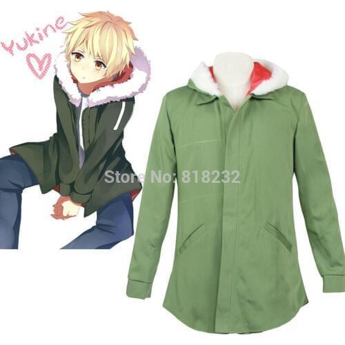 Noragami Yukine Warm Wind Coat Jacket Outwear Overcoat Uniform Cosplay Costumes