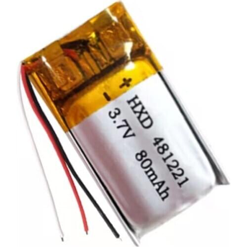 3-wire new 3.7V 481221 lipo Powerbeats Beats Powerbeats 2 Wireless Battery PB2 Powerbeats 3 bluetooth headset