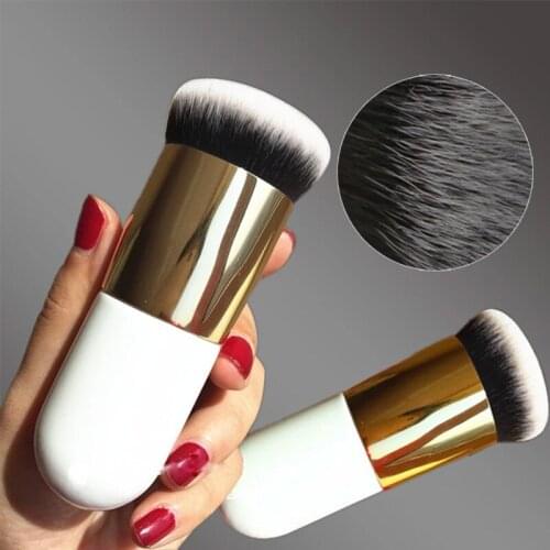 New Chubby Pier Foundation Brush Professional Cosmetic Repair brush contour brush Flat Cream Makeup Brushes Make-up Tool