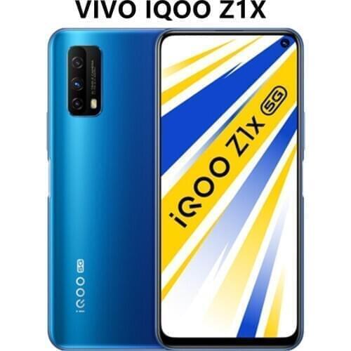 Original VIVO iQOO Z1X 5G Gaming Phone 6.57 inch 48PM Snapdragon 765 7nm crafts 33W Dash Charge Google Play SmartPhone