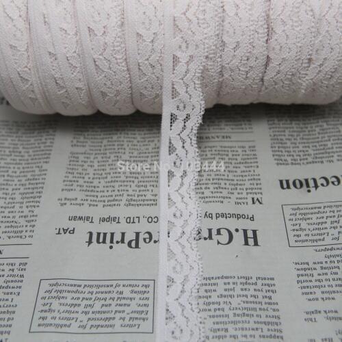 Clearance 94 Yards 20mm Width Elastic Stretch Lace Trim DIY Headband Sewing/garment Elastic Lace