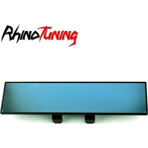 270mm Car Interior Rearview Blue Mirrors Safety Universal Auto Rear Assisting Large Anti-Glare Wide-Angle Blindspot Accessories