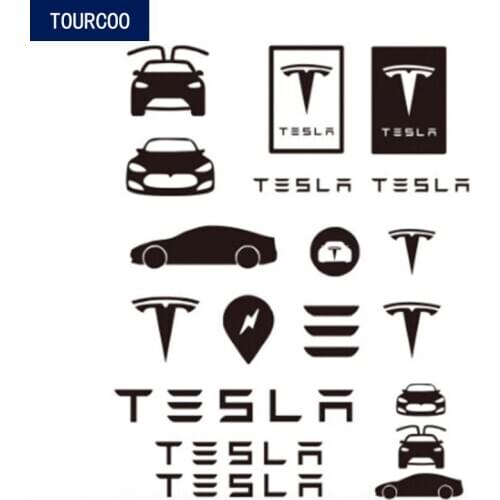 Car styling sticker for Tesla Model 3 S X Auto Modification Decor Sticker Motorbike Bike Decoration Accessories