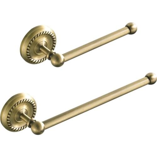 Solid Brass Bathroom Pendant Suit Antique Wall Mounted Toilet Paper Holder Towel Holder Towel Ring Bath Hardware Sets