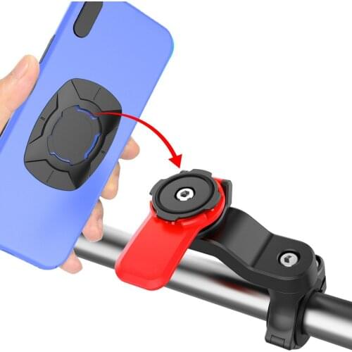 Universal MTB/Road Bike Scooter Mobile Phone Holder 360° Rotation Quick Mount Motorcycle Stand Bicycle Handlebar Stem Bracket