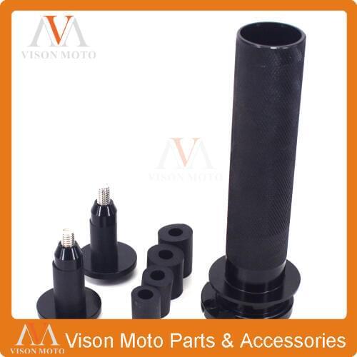 Billet 7/8" 22MM Throttle Clamp Twist Tube & Handlebar Cap Plugs For HUSQVARNA FC250 FC350 FC400 FC450 2014 2015 04 05