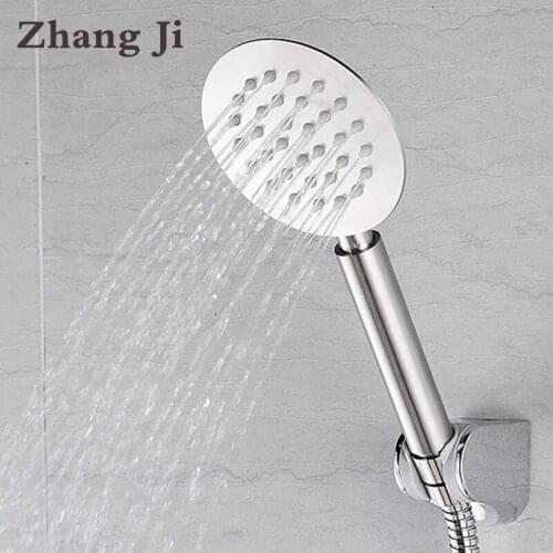 Zhang Ji High Quality Whole Stainless Steel Ultrathin 10cm Big Hand Shower Head Water Saving Nozzle Sprayer Rainfall Shower Head