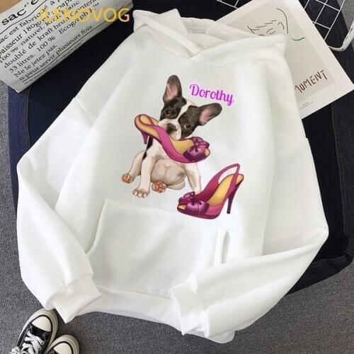 Pug puppy love high heels shoes animal print hoodies women funny vogue sweatshirt women dog lover sudadera mujer tumblr clothes