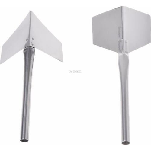 1 Pc Stainless Steel Garden Metal Handle 90 Degree Drywall Outdoor Corner Trowel