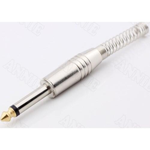 10pcs/lot 6.5 Audio Plug Dedicated For ktv Mixer Plug Long Tail Anti-fold