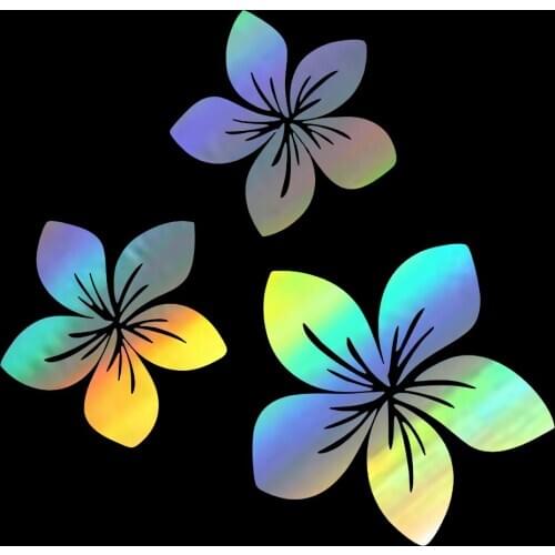 18.6cm*17.7cm Tender And Beautiful In Full Bloom Flower Beautiful Fancy Pattern Flower Vinyl Car Window Sticker Decal