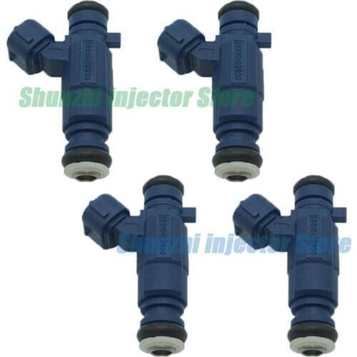 4pcs Fuel Injector Nozzle For HYUDAI i10 KIA PICANTO 1.1 OEM: 9260930017 3531002900 35310-02900 35310 02900