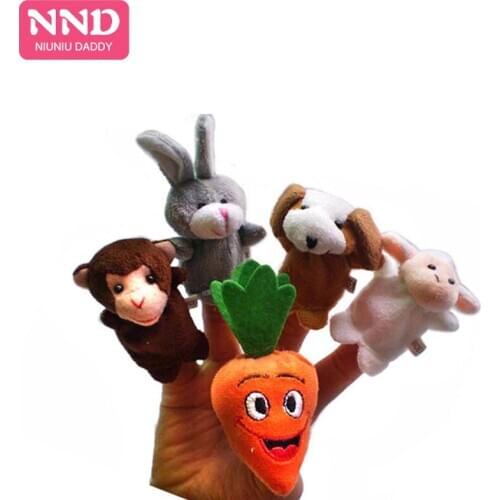 5 Sets wholesale 5pcs/set The fairy tale finger puppets, The Giant Carrot (Rabbit version)