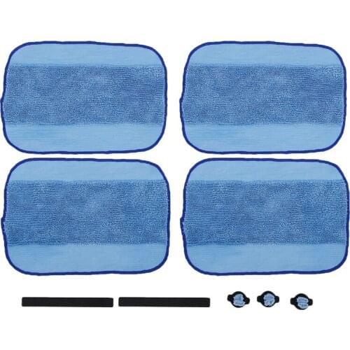 9pcs/lot robot wheel tire mop cloth water cap Replacment for iRobot braava 320 380 381 380T 390 390T Mint 4200 4205 5200 5200C