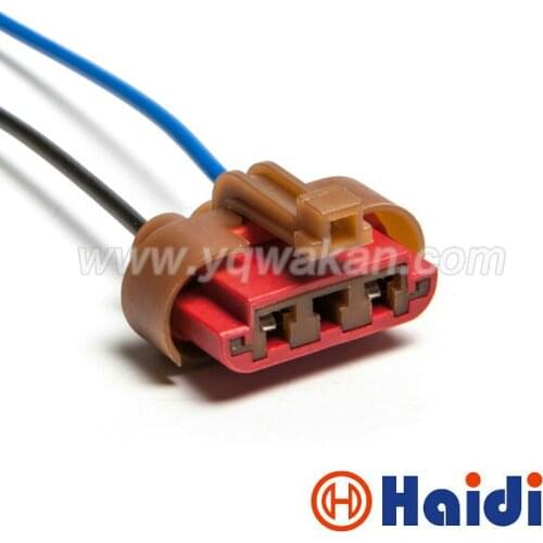 Free shipping 1set 2hole available Water tank Electronic cooling fan plug Electronic fan plug wire harness connector