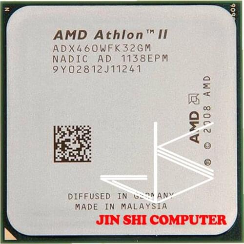 Free Shipping AMD Athlon II X3 460 3.4GHz processeur d'unité centrale Triple cœur ADX460WFK32GM Socket AM3 938PIN