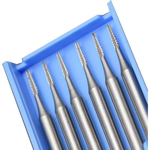 6PCS Dental Tungsten Steel Carbide Burs Fissure Drill Bit For High Speed Handpiece Jewelry Tools