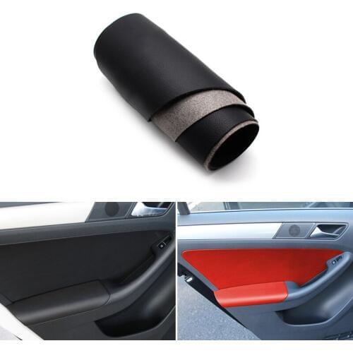 Microfiber Leather Interior Door Handle Armrest Panel Covers Protector Trim For VW Jetta MK6 2012 2013 2014