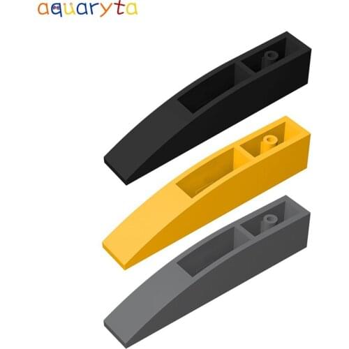 Aquaryta 30pcs Building Blocks Parts MOC Curved 6x1 Inverted Compatible with 42023 DIY Educational Classic Toys for Teens