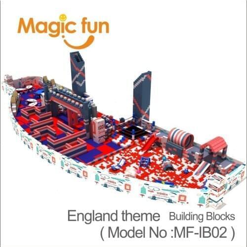 MAGIC FUN children playground large slide equipment soft play amusement for kindergarten toys