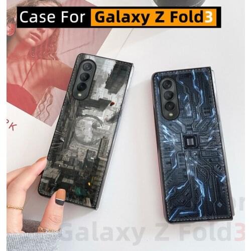 For Samsung Galaxy Z FOLD3 case,Galaxy Z fold 3 5g case PU material