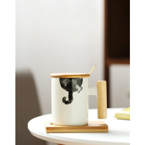 Nordic Mug Tea Cup Ceramic couple cup net red breakfast cup cereal cup household juice milk cup