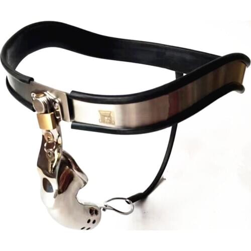 Metal Chastity Belts Chastity Pants Bondage Lockable Penis Restraint Stainless Steel Chastity Device for Male G7-4-28