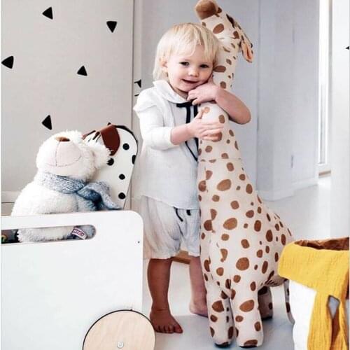 40/67cm Cute Animal Giraffe Plush Toys Lovely Dolls Kawaii Stuffed Soft Present for Valentine Birthday Christmas Gift