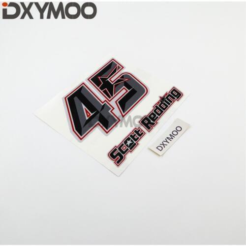 MOTO GP Racing Sticker Bumper Auto Body Window Tail Bumper for 45 Star