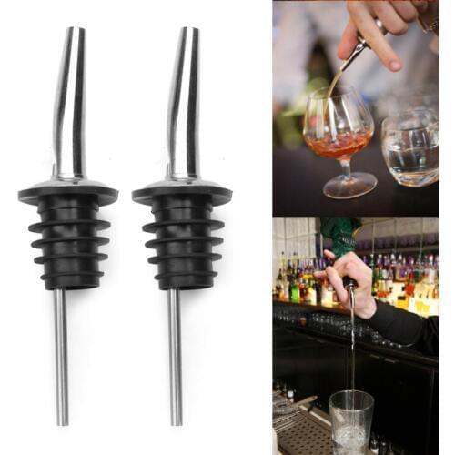 Stainless Steel Wine Bottle Stopper Restaurants Bar Supplies Bottle Spout Olive Oil Wine Pourer Pourer Cork Dispenser Tools