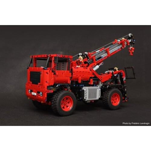 NEW technology building block engineering series crane DIY assembly truck head boy toy gift model MOC