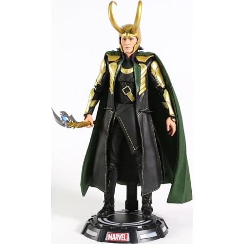 Original Marvel Loki Articulated 1/7 Action Figure Collectible Model Toy with LED Base 34cm