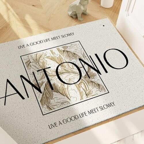 Creative Design Home Front Doormat Living Room Mat Kitchen Mat Bath Mat PVC Non-slip Mat Entrance Door Mat Carpet DIY Mat Carpet