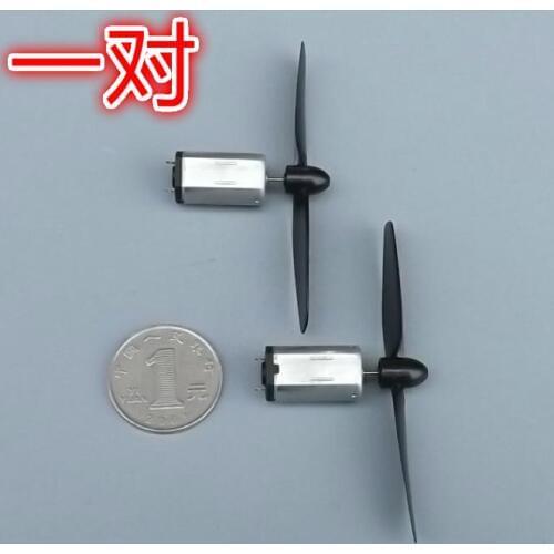 A pair of high magnetic N30 motor with propeller for 4 axis aircraft