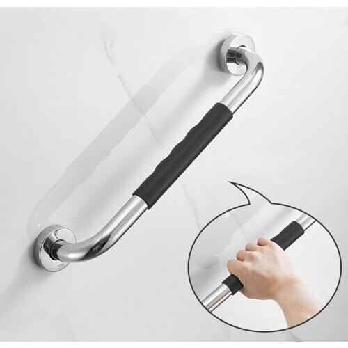 Non-slip Bathroom Handrail Grab Bar Toilet Shower Bathtub Safety Handrail Support Balance Grab Bar Stainless Steel Safety Rail