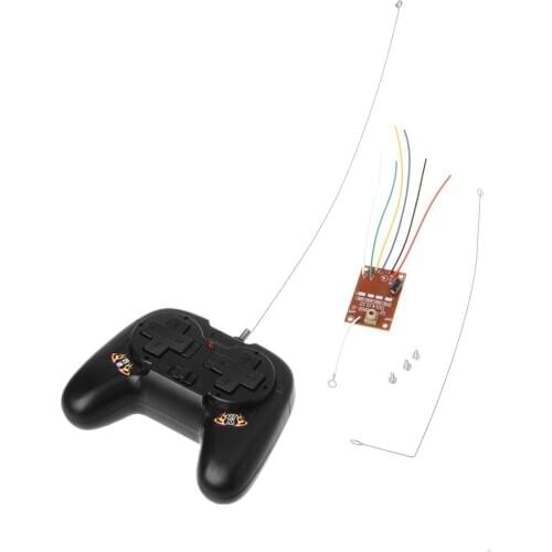 8 Buttons 4CH Remote Control with Receiver Board 27Mhz Antenna for DIY SN-RM9